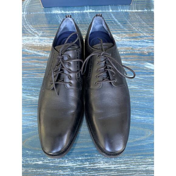 NWT - COLE HAAN Mens Black leather shoes, NEW W/ BOX, size 13 - Picture 8 of 13